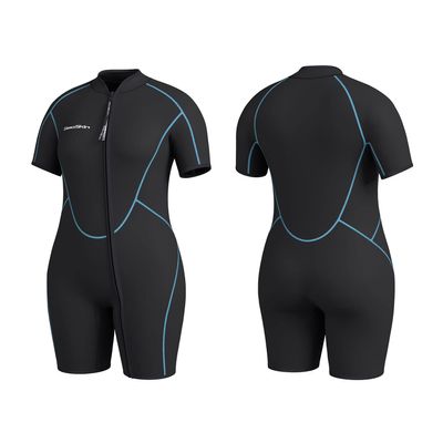 Seaskin Plus Size 3mm Shorty Wetsuit for Mens and Womens