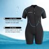 Seaskin Plus Size 3mm Shorty Wetsuit for Mens and Womens view 2