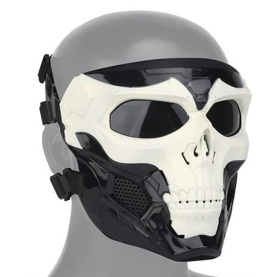 Tactical Skull Mask Fast Helmet Mount Outdoor Paintball Airsoft Shooting Sports Gear