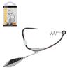 BKK TITANDIVER Soft Plastic Hook | 2-Pack | 2X |Needle Hook Point | Super Slide Coating | Fixed Lead | Removable Teaser Blade | Locking Spring | Weedless Fishing view 1