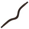 Exion Curved Crystal Browband for Horses  Soft Padded Bling English Bridle Brow Band | Dressage, Show, Jumping | Black, Brown, Oak | Cob, Full, Warmblood | Clear Grey Crystals Browband for Horses view 4