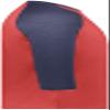 Youth Gameday Vintage 3/4 Tee Scarlet Heather/Navy Heather M view 4