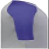 Youth Gameday Vintage 3/4 Tee Grey Heather/Purple Heather M view 4