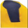 Youth Gameday Vintage 3/4 Tee Gold Heather/Navy Heather M view 4