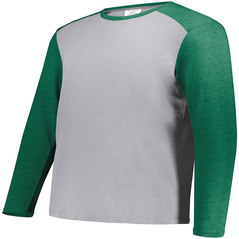 Gameday Vintage Long Sleeve Tee Grey Heather/Kelly Heather L