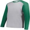 Gameday Vintage Long Sleeve Tee Grey Heather/Kelly Heather L view 1