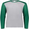 Gameday Vintage Long Sleeve Tee Grey Heather/Kelly Heather L view 2