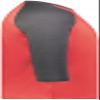 Youth Gameday Vintage 3/4 Tee Scarlet Heather/Carbon Heather S view 4