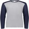Gameday Vintage Long Sleeve Tee Grey Heather/Navy Heather 2XL view 2