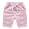 YEHOOM Little Kids Baby Boys Girls Knee Length Shorts Pants Summer Cotton Sports Jogger Sweatpants Casual Active Pants 1-8T (Pink,5T) view 1