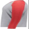 Youth Gameday Vintage Long Sleeve Tee Grey Heather/Scarlet Heather S view 3