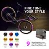 JRC Components Orimono Metallic Bicycle Handlebar Tape | Set of 2 Comfortable Bar Tape for Road Bike | Gravel Bicycle Handlebar Wrap with Bar End Plugs | Enhance Your Bike Grip - (Purple) view 3