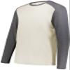 Youth Gameday Vintage Long Sleeve Tee Birch/Carbon Heather L view 1