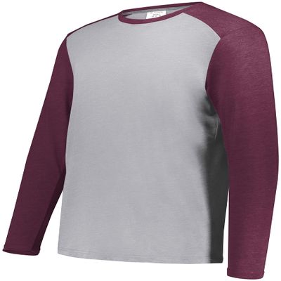 Gameday Vintage Long Sleeve Tee Grey Heather/Maroon Heather 2XL