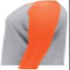 Youth Gameday Vintage Long Sleeve Tee Grey Heather/Orange Heather XL view 3