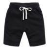 Little Kids Baby Boys Girls Knee Length Shorts Pants Summer Cotton Sports Jogger Sweatpants Casual Active Pants 1-8T (Black,6 Years) view 1