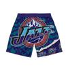 Mitchell & Ness Mens Utah Jazz NBA Drawstring Shorts Jumbotron 2.0 Sublimated view 2
