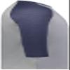 Youth Gameday Vintage 3/4 Tee Grey Heather/Navy Heather L view 4