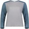 Ladies Gameday Vintage Long Sleeve Tee Grey Heather/Storm Heather XL view 2