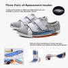 AngryMonkey Women's Diabetic Wide Width Shoes, Casual Adjustable Strap Lightweight Non-Slip Orthopedic Walking Shoe for Elderly Hammertoe Arthritis Bunions Swollen Feet (6,Light Gray) view 4