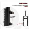 Jejy 20" X 4" Fat Tire Magnesium Alloy Air Fork, Snow Beach XC Mountain Bike Front Forks, Spacing Hub 135mm Ultralight Bicycle Accessories (Size : 20inch) view 3