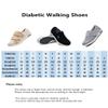 AngryMonkey Women's Diabetic Wide Width Shoes, Casual Adjustable Strap Lightweight Non-Slip Orthopedic Walking Shoe for Elderly Hammertoe Arthritis Bunions Swollen Feet (9,Blue) view 2