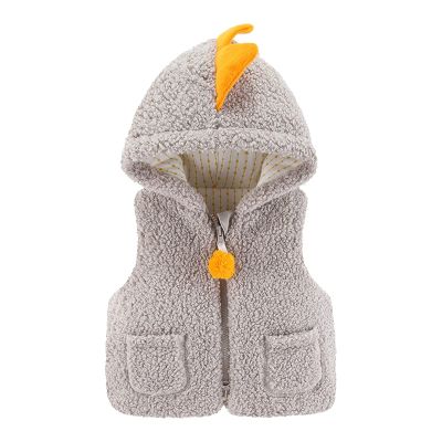 EnJoCho Infant Baby Fleece Vest Coat Toddler Spring Clothes Outfit Boy Girl Sleeveless Hoodie Jacket (Grey#ert6, 9-12 Months)