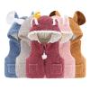 EnJoCho Infant Baby Fleece Vest Coat Toddler Spring Clothes Outfit Boy Girl Sleeveless Hoodie Jacket (Grey#ert6, 9-12 Months) view 2