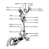 Console Weldment Bracket REX2TCE Works W Life Fitness X1-XX00 X1-XX14 Elliptical view 2