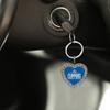 NCAA Rico Industries Illinois State Redbirds Bling Heart Key Chain Rhinestone Heart Keychain view 4