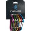 Cypher 765240 Mydas Ultra Carabiners Assorted Color - Pack of 6, Multicoloured view 1