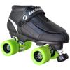 Elite Viper Nylon Roller Skates - Rink, Green Wheels - Size 5 view 1