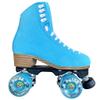 Jackson Ultima Vista Viper Nylon Outdoor Roller Skates, Womens Size 10, Teal with Teal Pulse Lite Wheels view 1
