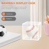 Tofficu Transparent Baseball Display Case Baseball Holder for Dust Storage and Showcase of Memorabilia view 4
