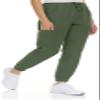 MediChic Aqua Scrubs Water Resistant 6-Pocket Slim Scrub Joggers Pants view 2