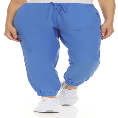MediChic Aqua Scrubs Water Resistant 6-Pocket Slim Scrub Joggers Pants