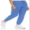 MediChic Aqua Scrubs Water Resistant 6-Pocket Slim Scrub Joggers Pants view 2