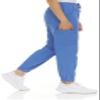 MediChic Aqua Scrubs Water Resistant 6-Pocket Slim Scrub Joggers Pants view 3