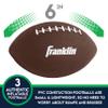 Franklin Sports Mini Footballs for Kids - (3) Inflatable Toy Replacement Footballs for Target Toss + Other Throwing Games - 6" Plastic Inflatable Balls with Air Pump - Perfect Kids Toy view 3