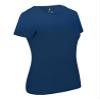 ACTIVE UNIFORMS Women's Short Sleeve Round-Neck T-Shirt Under Scrub (True Navy Blue, Small) view 3