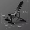 Adjustable Flat/Incline/Decline Bench 800 LB weight capacity Commercial view 2