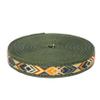 Country Brook Design - 1 Inch Terracotta Arrows Ribbon on Dark Olive Drab Nylon Webbing (20 Yards) view 1