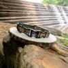 Country Brook Design - 1 Inch Terracotta Arrows Ribbon on Dark Olive Drab Nylon Webbing (20 Yards) view 2