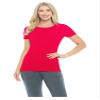 ACTIVE UNIFORMS Women's Short Sleeve Round-Neck T-Shirt Under Scrub (Red, XXX-Large) view 1