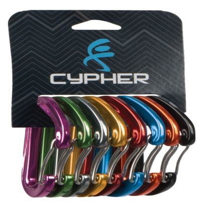 Cypher 765241 Mydas Ultra Carabiners Assorted Color - Pack of 8