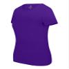 ACTIVE UNIFORMS Women's Short Sleeve Round-Neck T-Shirt Under Scrub (Purple, Medium) view 2