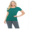 ACTIVE UNIFORMS Women's Short Sleeve Round-Neck T-Shirt Under Scrub (True Hunter Green, XXX-Large) view 1
