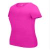 ACTIVE UNIFORMS Women's Short Sleeve Round-Neck T-Shirt Under Scrub (Neon Pink, Medium) view 2