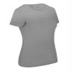 ACTIVE UNIFORMS Women's Short Sleeve Round-Neck T-Shirt Under Scrub (Grey, X-Small) view 3