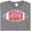 Tek Gear Football Time-ET61A157RT Boys Short Sleeve Tee Shirt, Charcoal Heather, Small view 2